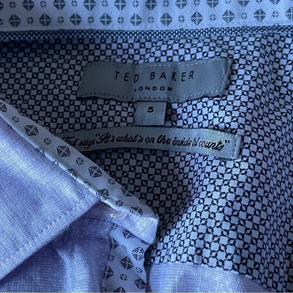 Ted Baker London Mens short sleeve button down Shirt 18975 - Picture 11 of 13